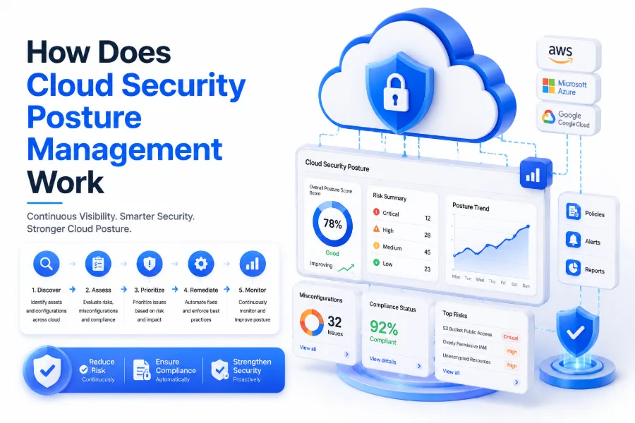 how does cloud security posture management work