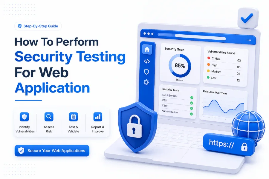 how to perform security testing for web application